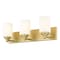 Z-Lite Soledad Vanity, 3-Light, 23 In.W x 6 In.L x 7.5 In.H, Brushed Gold/White 485-3V-BG - alternate 5